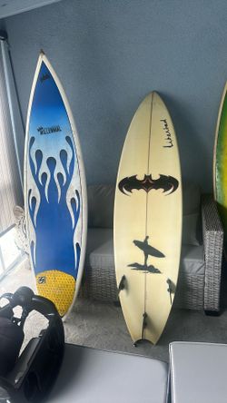 3 Surfing Board Available They Used But Still In Good Shape. Just Little Dirty