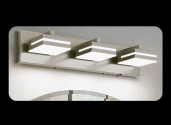 Modern Dimmable LED 3-Light Bathroom Light