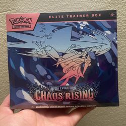 TCG Pokemon Mega Evolution Chaos Rising ETB