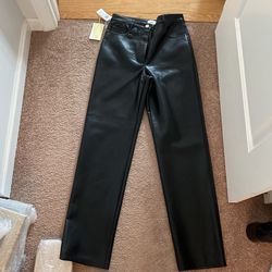 Aritzia leather pants (never worn, tag still on) - Size 8