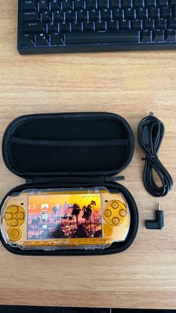 Gold PSP 3000 with games