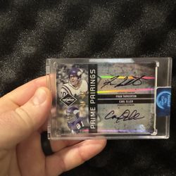 Fran Tarkenton And Carl Eller Dual Auto/31