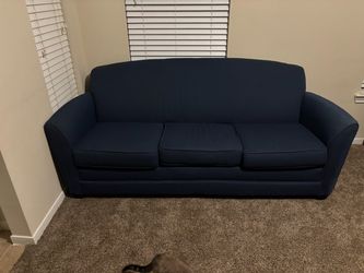 Blue couch