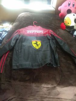 Chamarra Ferrari 100% Piel