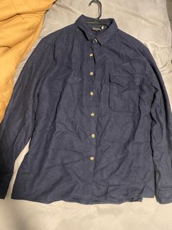 ASOS Navy Blue Button Up Shirt