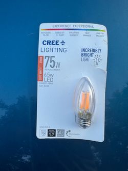 Cree Lighting B11 Candelabra Clear Glass Filament Post LED Light