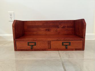 Wooden Shelf 2 Drawers , Wall , Entryway 