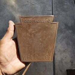 vintage W.F.L. Drum Co. Porto Practice Pad