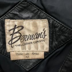 1970’s  Leather Berman’s Vest 