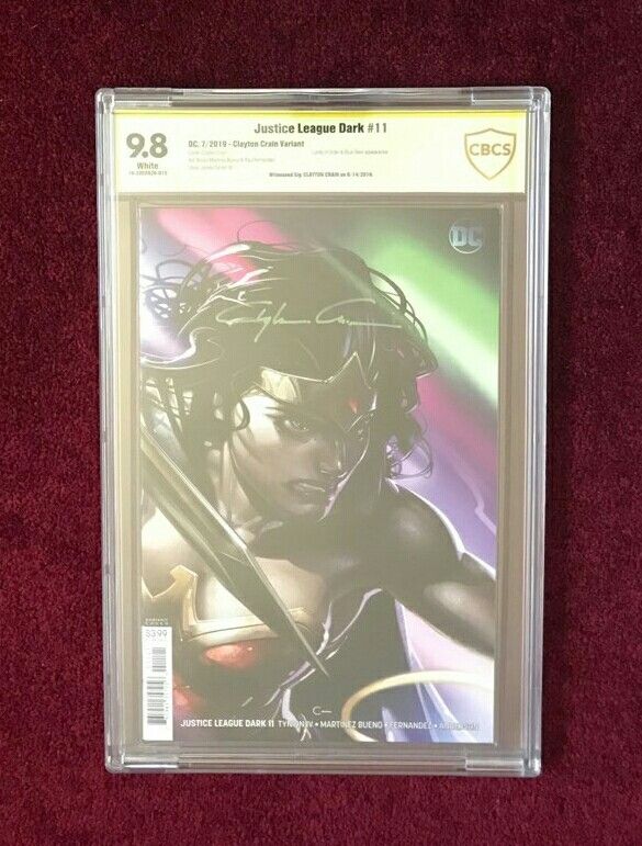Comic books Justice League Dark #5,6 and 11 signed and graded