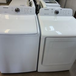 Samsung Washer And Dryer Set With 30 Day Warranty