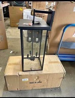 New Set of 2 of 30" Extra Large Outdoor Wall Lights Exterior Wall Sconce Black Outdoor Garage Lights