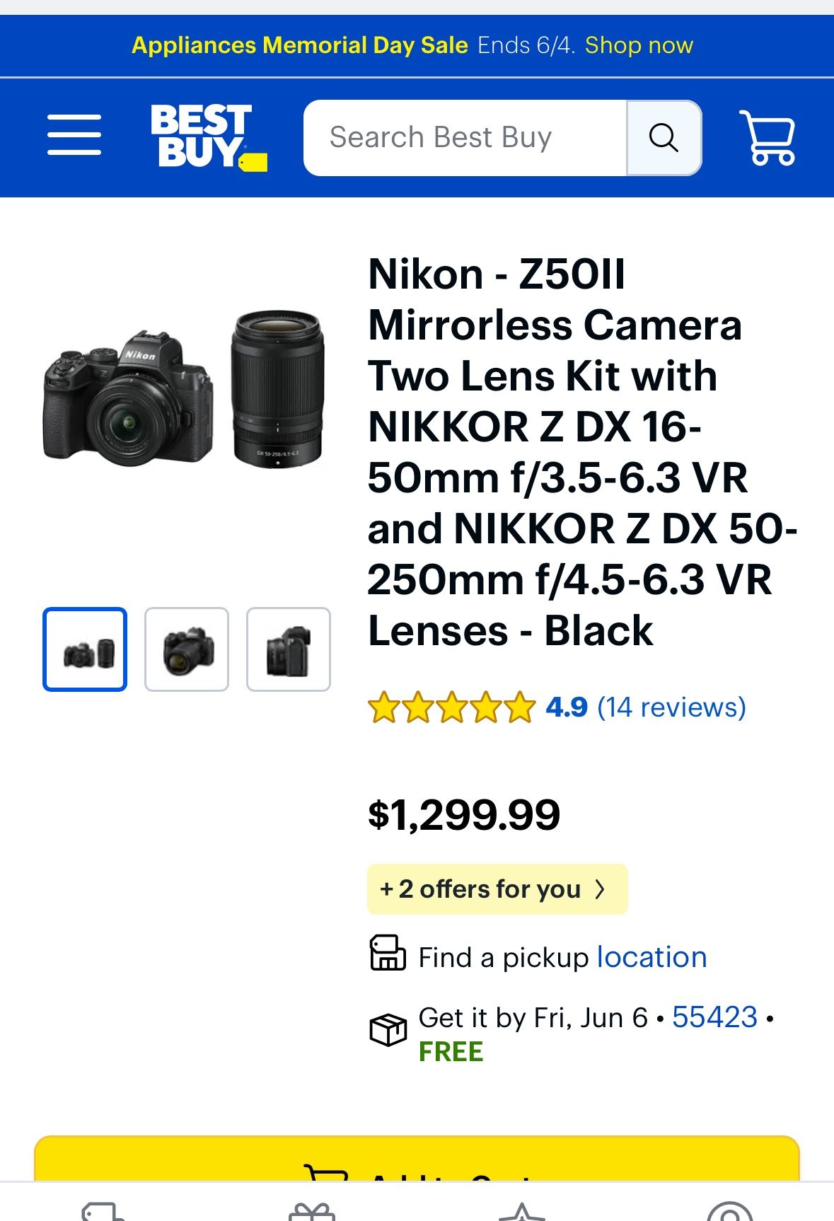 Brand New Nikon Camera Set