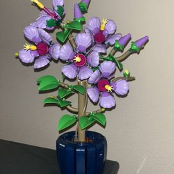 Completed Build Hibiscus Lego Set 