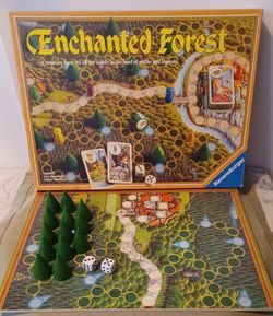 Enchanted Forest Game By Ravensburger 1982 - Complete, Pieces Like New