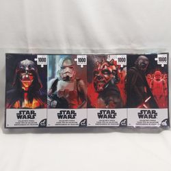 STAR WARS 4 Collector's Puzzles 1000 Pieces