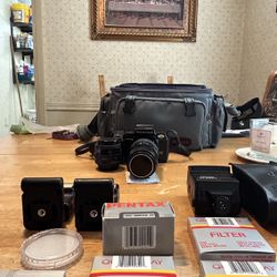 PENTAX SF1 Camera + Accessories + Bag