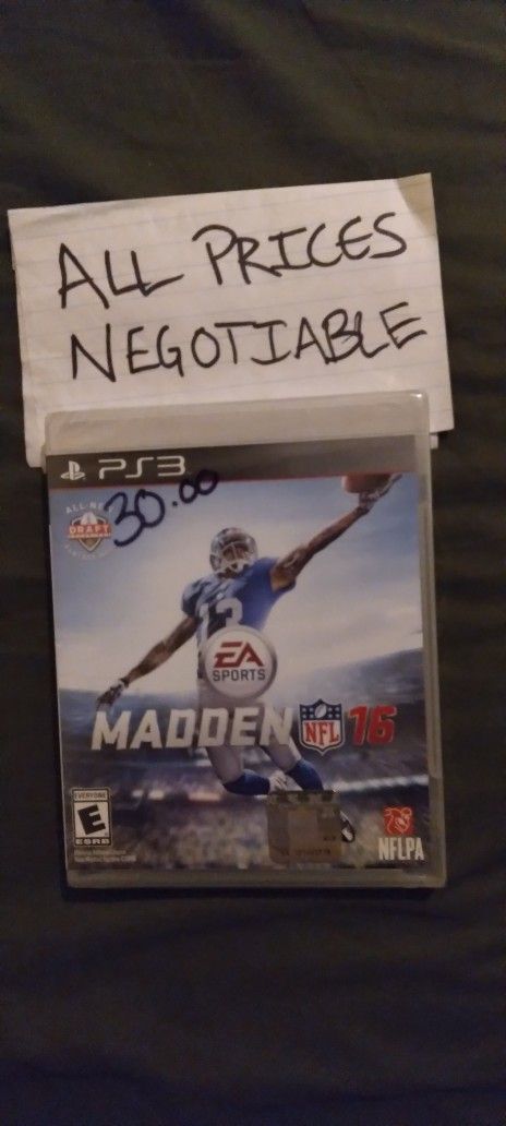 Sealed Ps3 Game. Madden 16