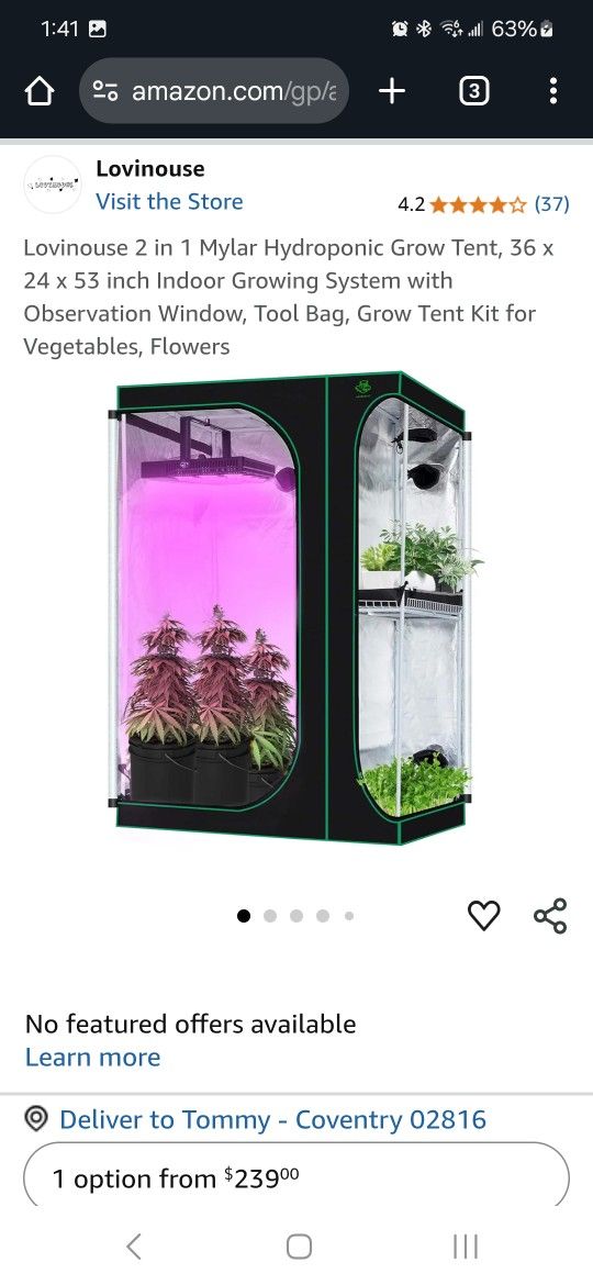 Unopened Grow Tent
