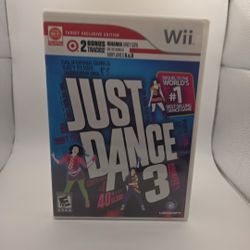 Just Dance 3 (Nintendo Wii, 2011) Target Exclusive Edition