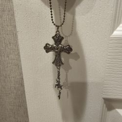 Cross Charm With Chain