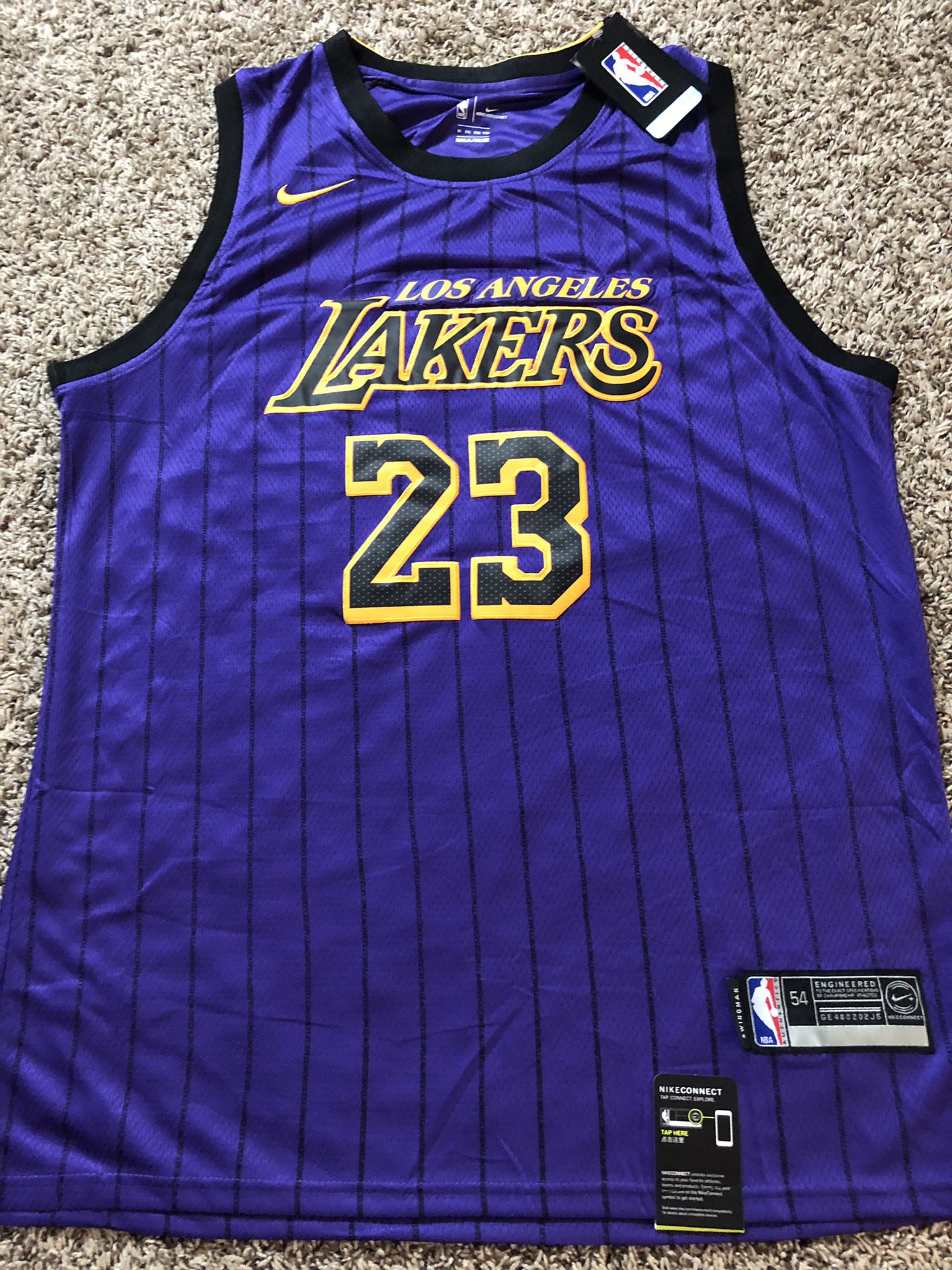 2019 LeBron James LA Lakers city purple NBA jersey. Brand new . Size XXL