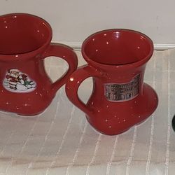 Rare Vintage German Trierer Weihnachts Markt Holiday/Christmas Boot Mugs
