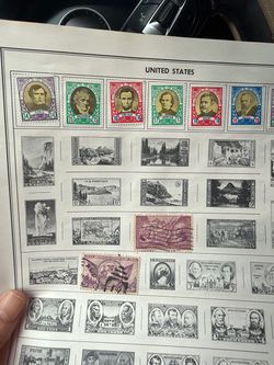 Many American stamps