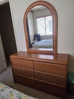 Dresser with Mirror Vanity
