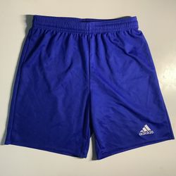 Blue Youth M Soccer Shorts — Adidas 