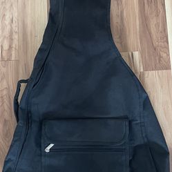 Yamaha Soft  Black Guitar Bag Gig Case With Pocket And Handle 42”Tall
