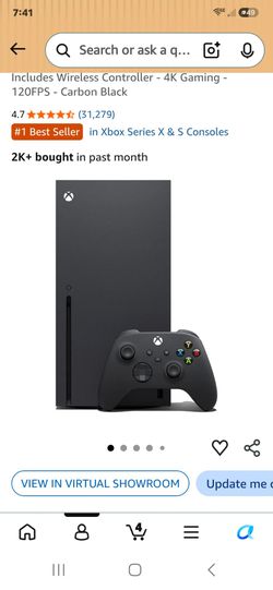Xbox Series X Console Carbon Black with Controller