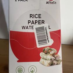 2pc Rice Paper Water Bowls