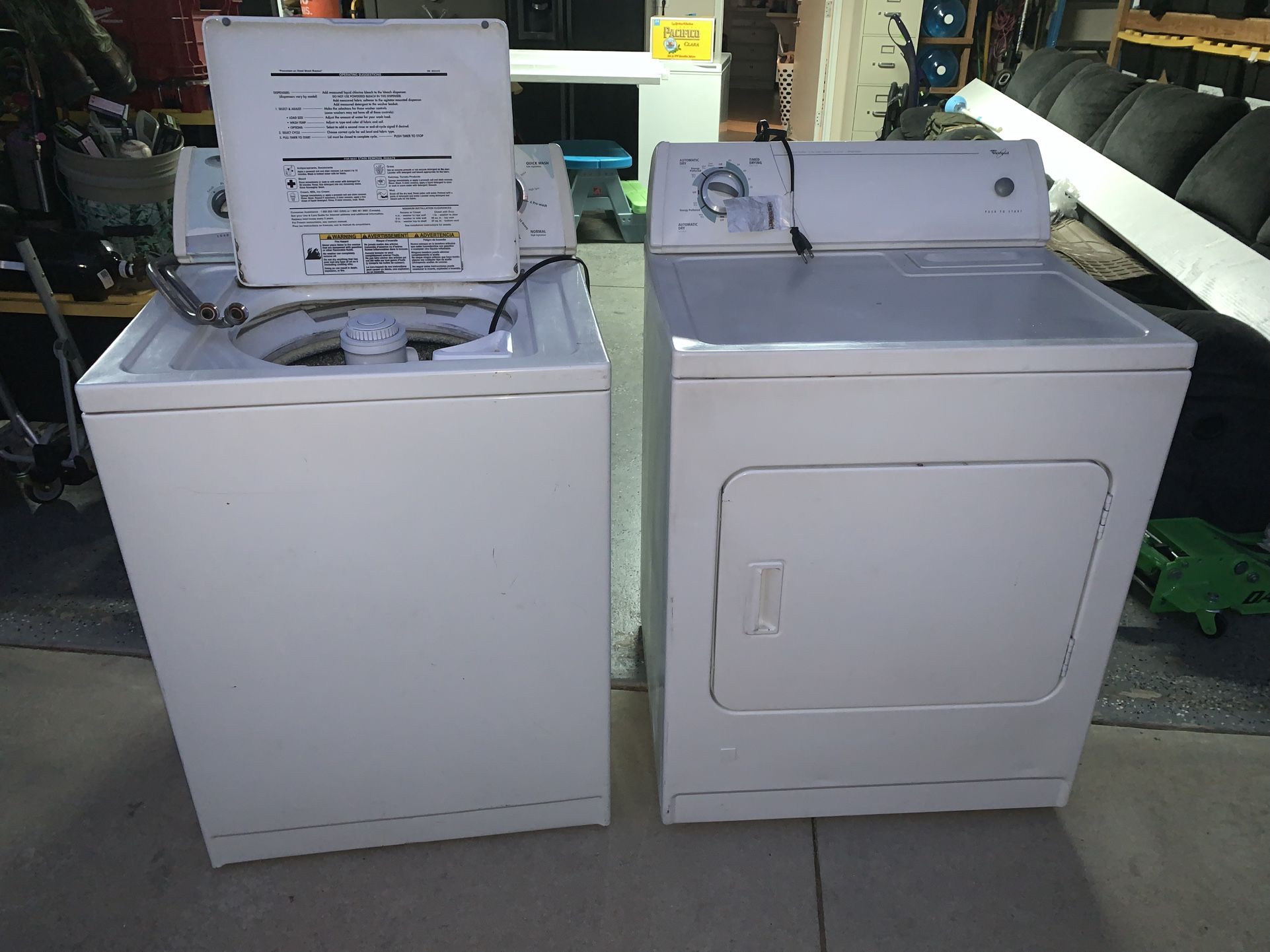 Whirlpool Washer And Dryer