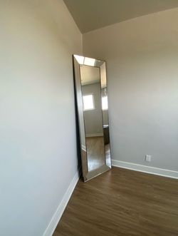Large Beveled Full-Length Floor Mirror