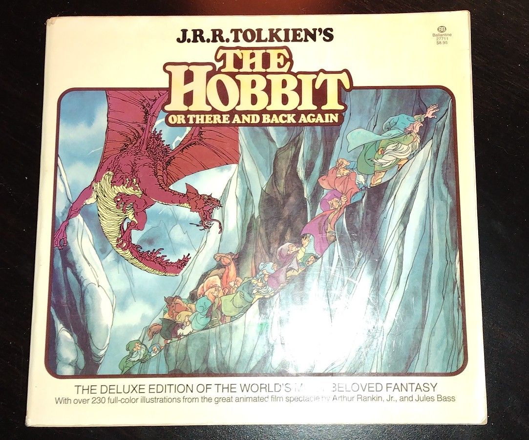 The Hobbit 1978 Deluxe Edition Rankin Bass Film Illustrated Book