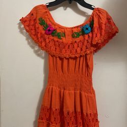 Orange Dress “El Salvador”