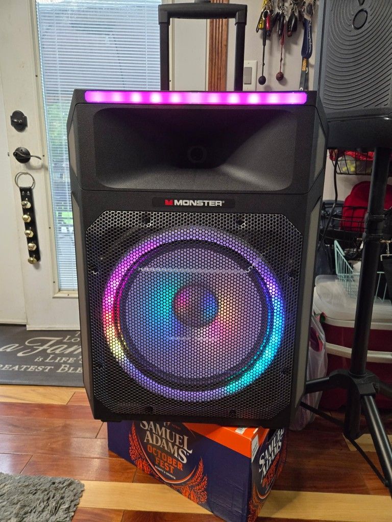 Monster Bluetooth Speaker With Karaoke
