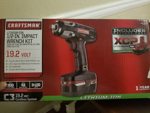 Craftsman C3 Impact Wrench Combo 1 2 And 3 8 19 2v For In Plano Craftsman C3 Impact Wrench Combo 1 2 And 3 8 19 2v