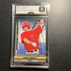 Mike Trout,Angels 3 Graded Cards