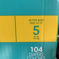 PAMPERS SIZE 5… $40