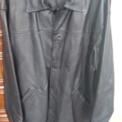 Aeropostale. Black. Leather. Jacket. Large. Deltona 