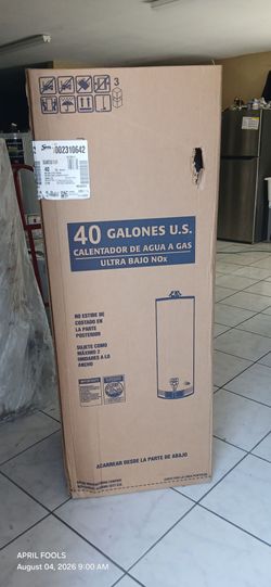 Water Heaters Boilers 40  gallons  is a brand new