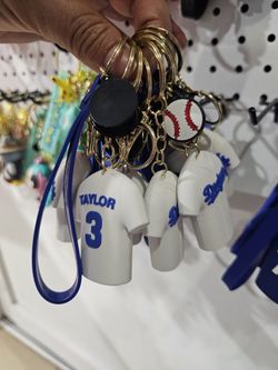 Dodgers Rubber Keychains