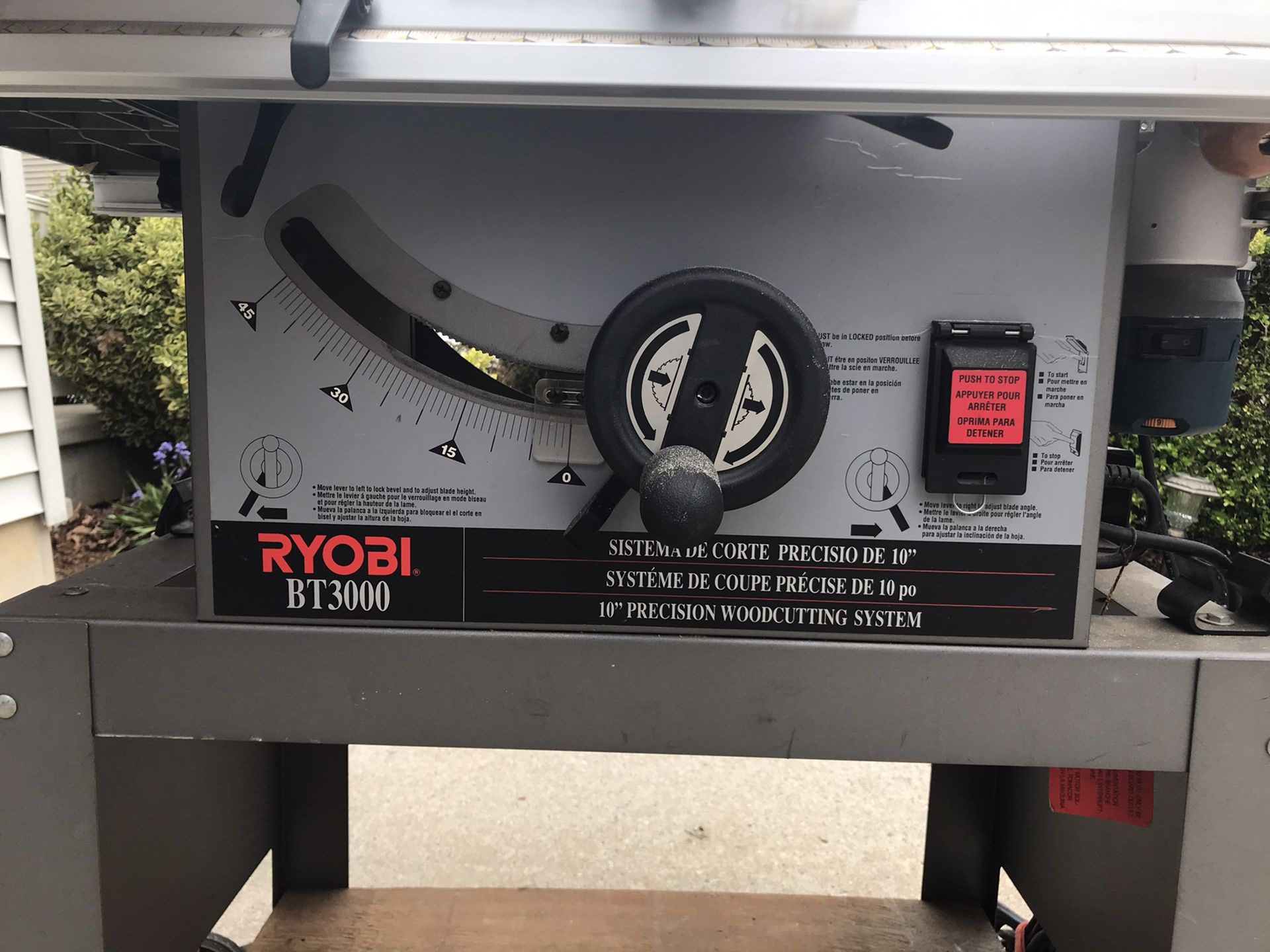 RYOBI BT3000 Table Saw/Router Combo for Sale in Egg Harbor Township