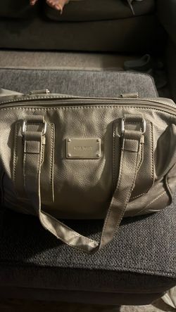 Nine West silver satchel bag