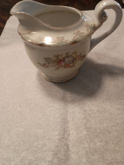 Vintage Creamer Floral Design 