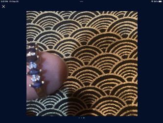14 K Gold Sapphire Anniversary Ring