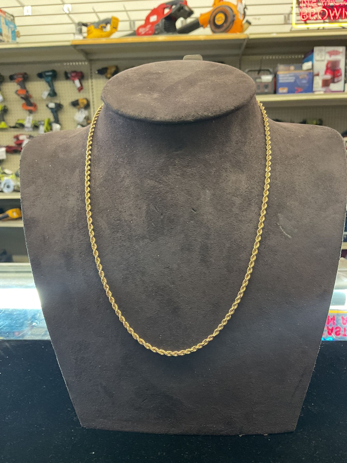 14KT Solid Rope Chain 33535-1