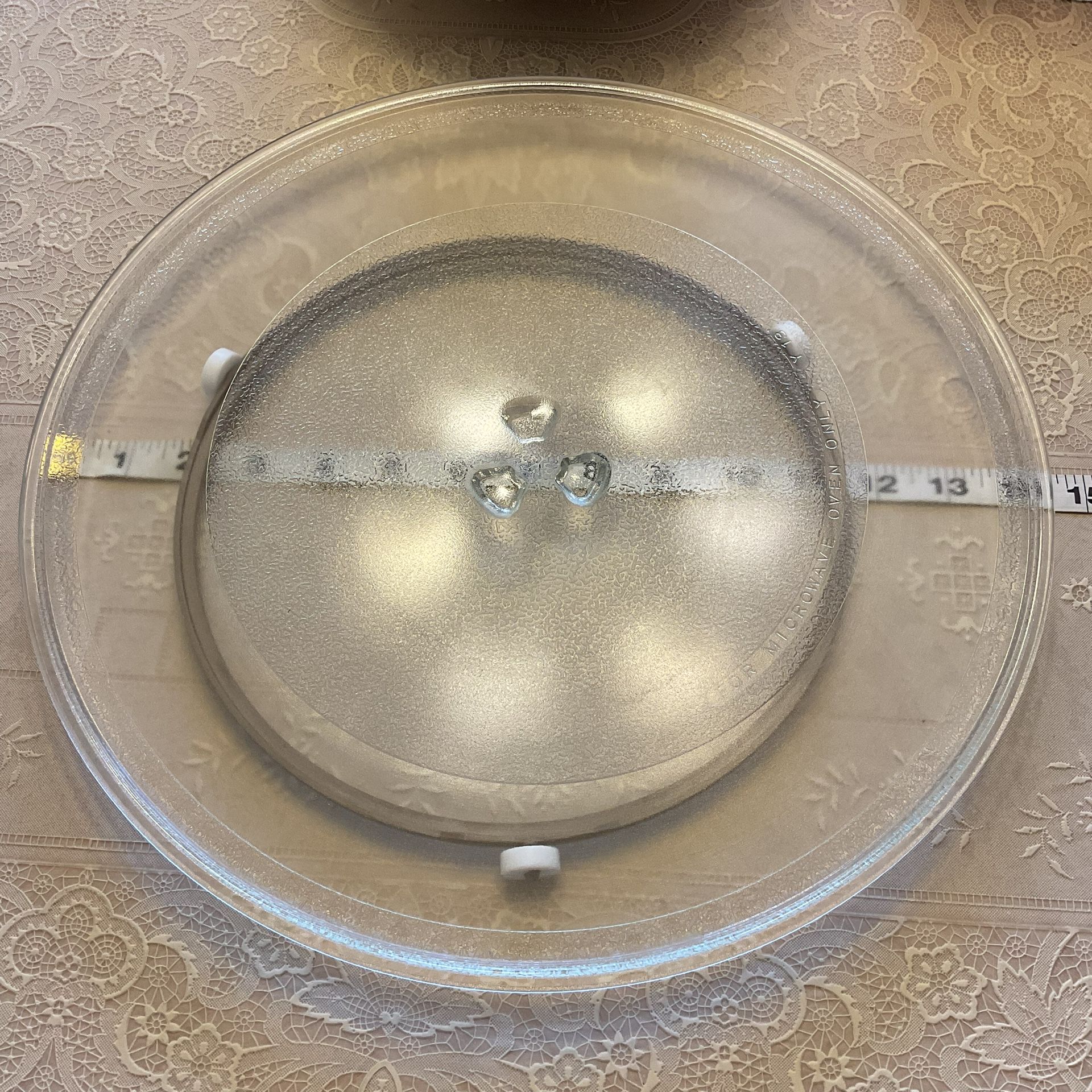 Large 14” Microwave Turntable Plate & Carousel Ring
